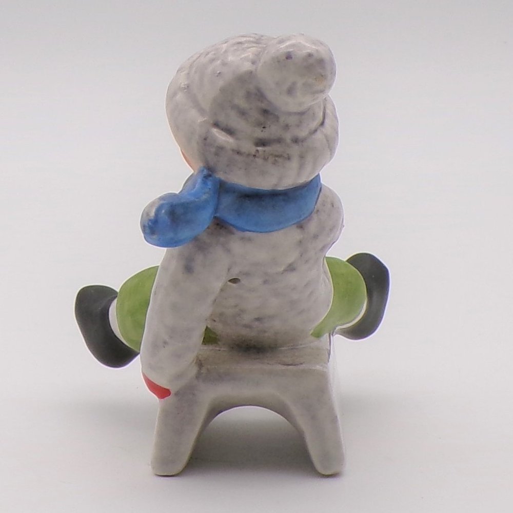 Boy on Sled Ceramic Figurine by Goebel - Picture 8 of 15